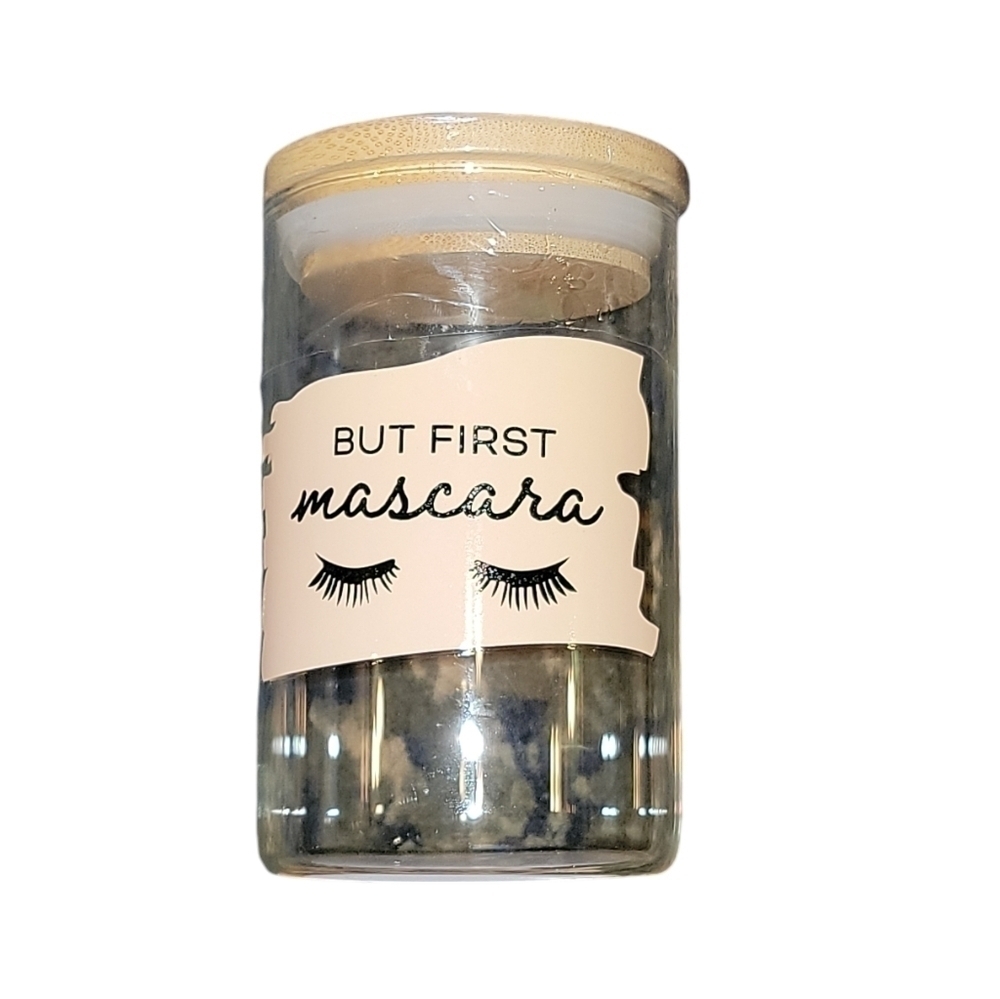 But first mascara glass cosmetic organizer New sealed in original packaging